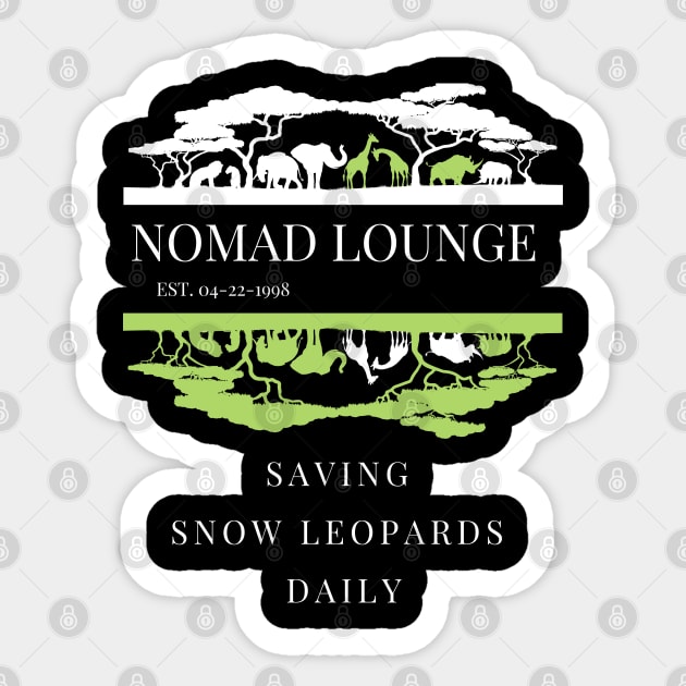 Nomad Lounge Sticker by The Tomorrowland Traveler